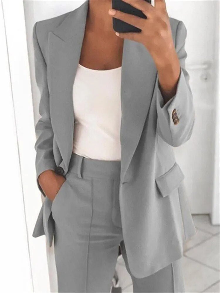 Leny - Casual 2-delig blazer set